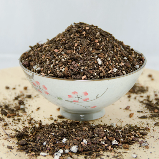 Free Shipping Special Blend Organic Bonsai Soil With Coarse Sand, Mycorrhizae, Red Lava & Turface - Small Grain