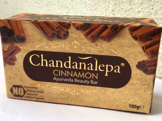 Cinnamon Ayurveda Soap 100G Chandanalepa Ceylon Herbal Authentic Treatment Natural Bark With Oil