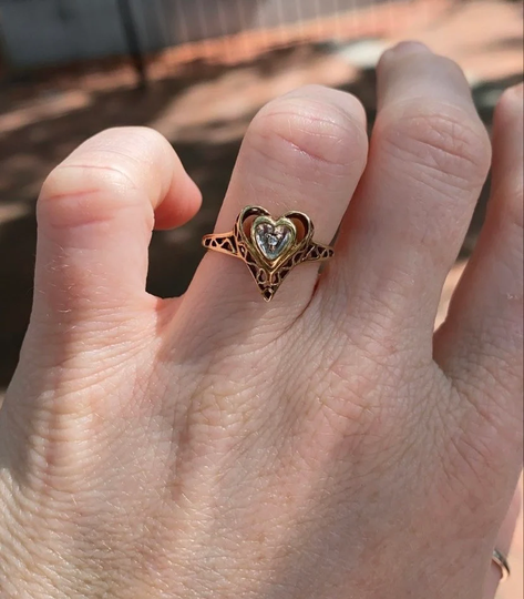 Vintage Heart Ring