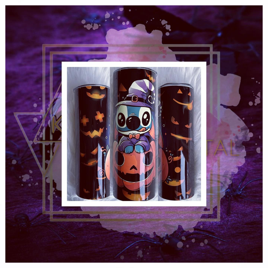 Halloween Stitch Tumbler | Lilo & Coffee
