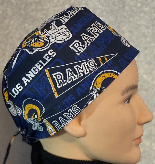 Los Angeles Rams - Unisex Nurse Scrub Cap, Surgical Medical