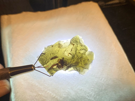 9.69 Gram Moldavite | Jakule Deposit Specimen