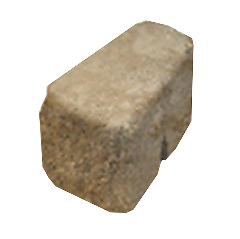 Lowe's 6-in L x 6-in H x 10-in D Sand/Tan Blend Retaining Wall Block in Brown | 603084507