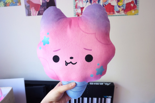 Cotton Candy Cat Plushie