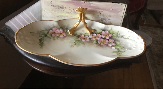 Hand Painted Limoges Porcelain Tray