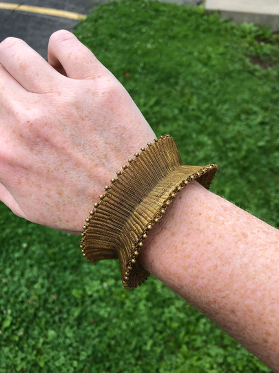 Unusual Antique Or Early 20Th Century Bracelet With Extremely Intricate Wire Work, Similar To Silesian