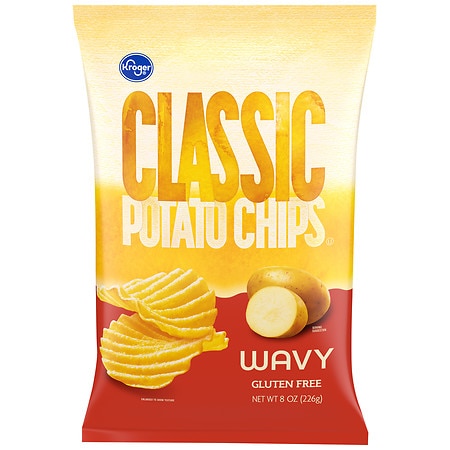Kroger Classic Potato Wavy Chips - 8.0 oz