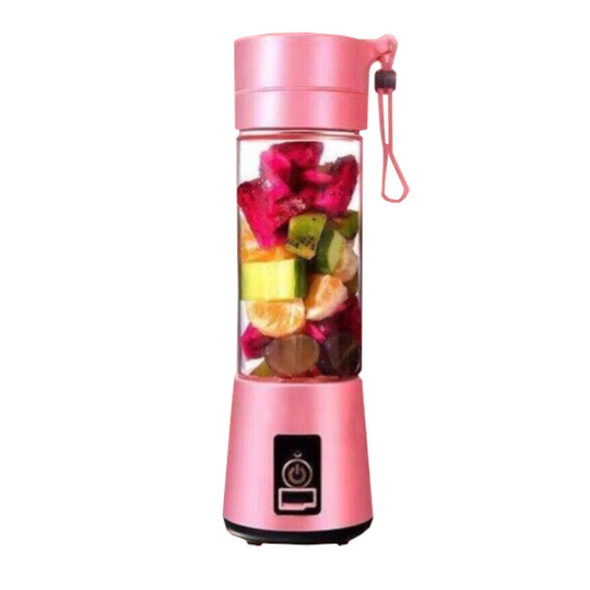 Portable USB Blender Blender Juicer Travel Bottle - Pink