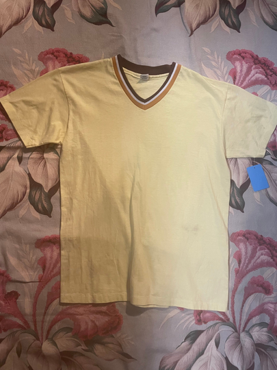 Cool 1980S Tee in Canary Yellow