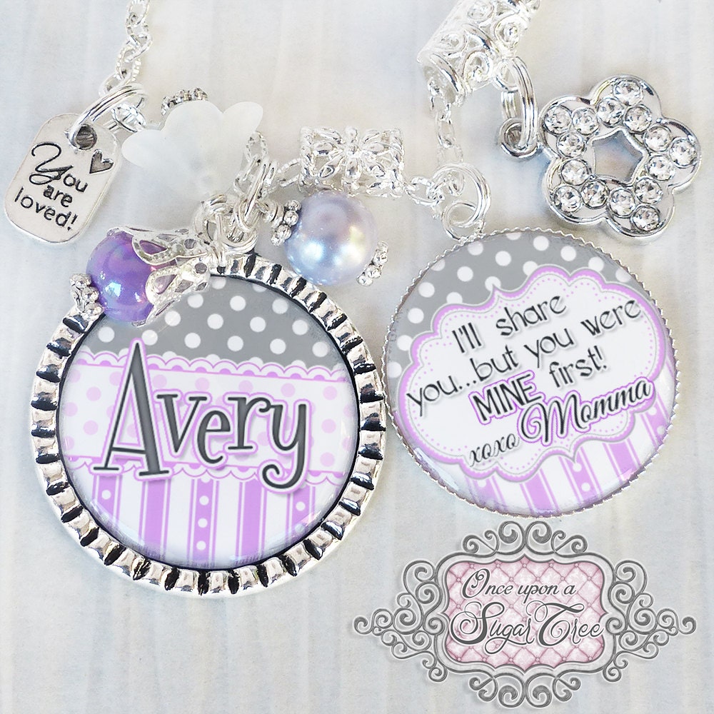 Blended Family Wedding Gift - Step Daughter Necklace -Personalized Jewelry-Gift For Flower Girl -Wedding