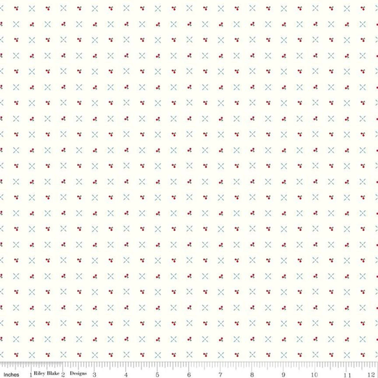Cook Book Cherry Turnover Cloud By Lori Holt For Riley Blake Designs