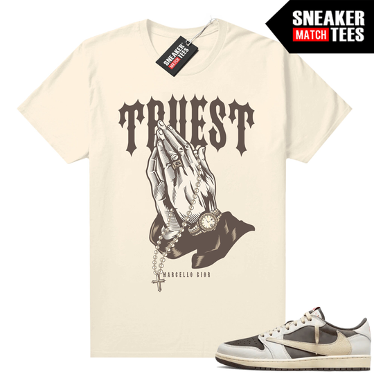 Travis Low Reverse Mocha 1S To Match Sneaker Match Tees Sail "Marcello Gior Truest"