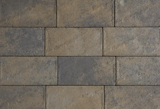 Lowe's Metro Stone 16-in L x 16-in W x 2-in H Tahoe Blend Concrete Interlocking Paver in Brown | Q110.0816.R