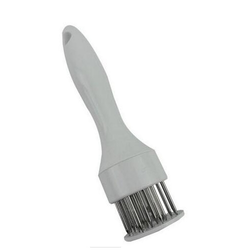 Profession Meat Meat Tenderizer Needle With Stainless Steel Kitchen Tools - White