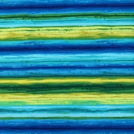 Gorgeous Blended Stripe Fabric From Timeless Treasures. Deep-C6049 Multi