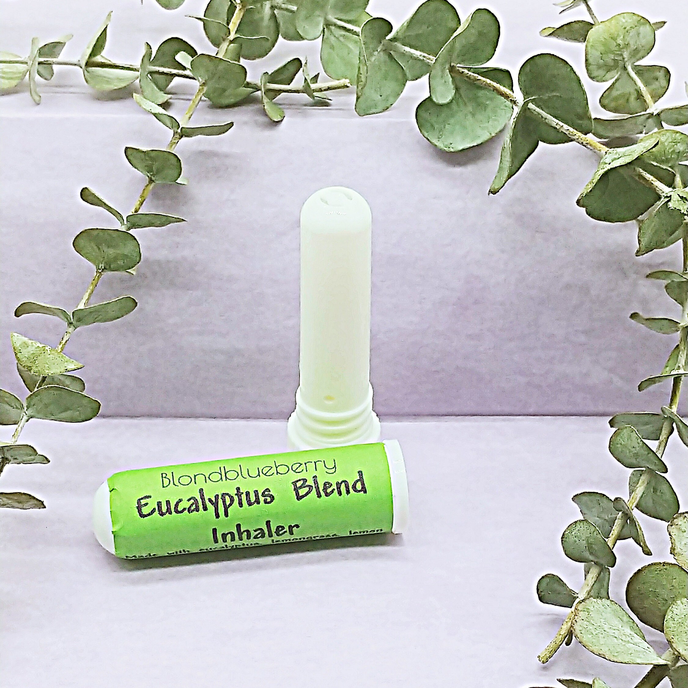 Eucalyptus Blend Aromatherapy Inhaler | Eucalyptus, Lemon, Lemongrass, Tea Tree Happy Uplifting Essential Oil