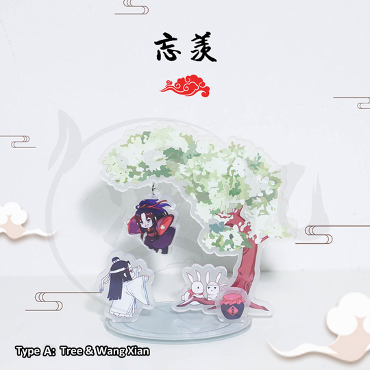 Mo Dao Zu Shi Acrylic Stand Buy 2 Get 1 Free Keychain, The Untamed, Chen Qing Ling, Mdzs, Wangxian, Wei Wuxian, Lan Wangji, Zhan, 魔道祖师