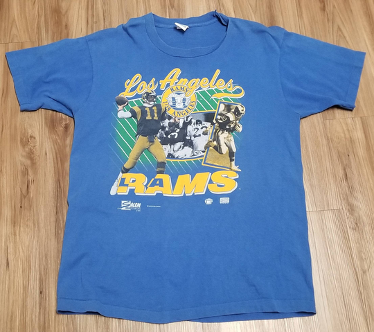 90S Xl La Rams Shirt, Rams Shirt, Vintage Shirt, Los Angeles Shirt, La Salem Sportswear Shirt
