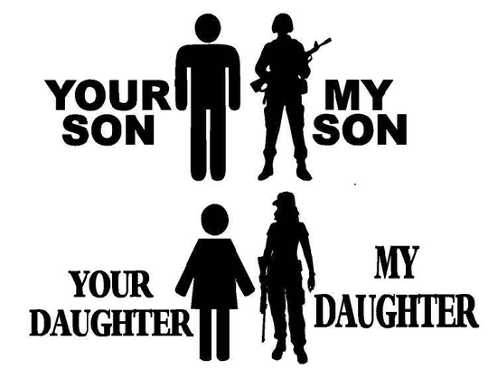 Military Son/Daughter Decal