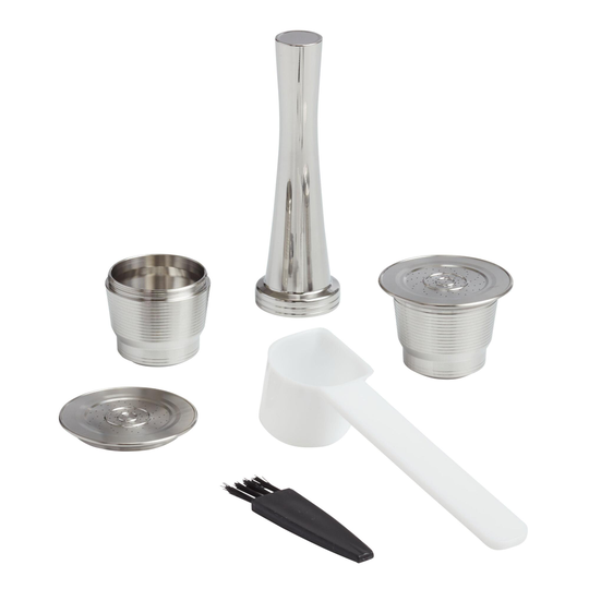 Stainless Steel Reusable Nespresso Espresso Pod Set by World Market