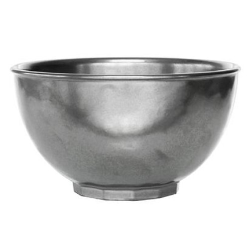 Juliska Pewter Stoneware Cereal/Ice Cream Bowl 6"L, 6"W, 3.5"H 27 oz