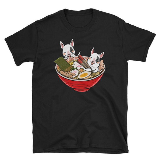 English Bull Terrier Japanese Ramen Kawaii Shirt, Funny T-Shirt, Dog T Shirt