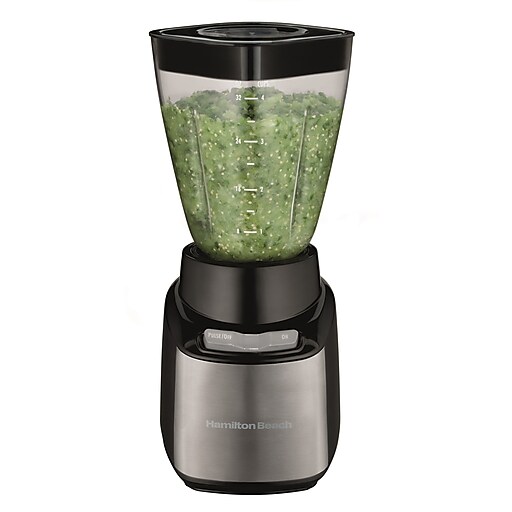 Hamilton Beach Stay or Go Food and Drink Blender; 32oz, Black/Silver (52400)