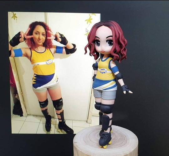 Customize Commission Yourself Transformed From Photo To Real Life Figure Handmade Clay
