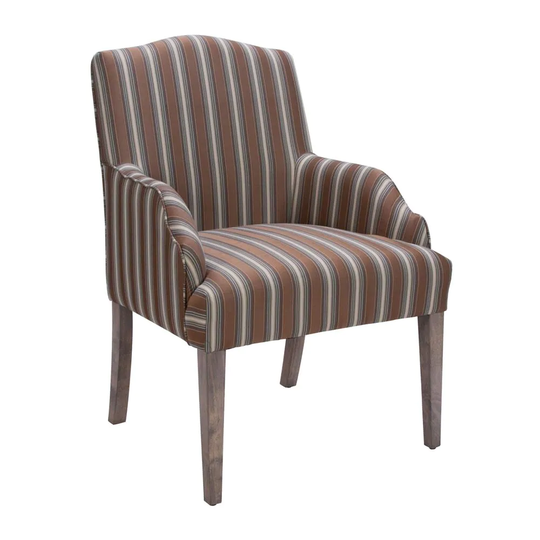 Homelegance Set of 2 Euro Casual Traditional Polyester/Polyester Blend Upholstered Dining Arm Chair (Wood Frame) in Brown | 2516A