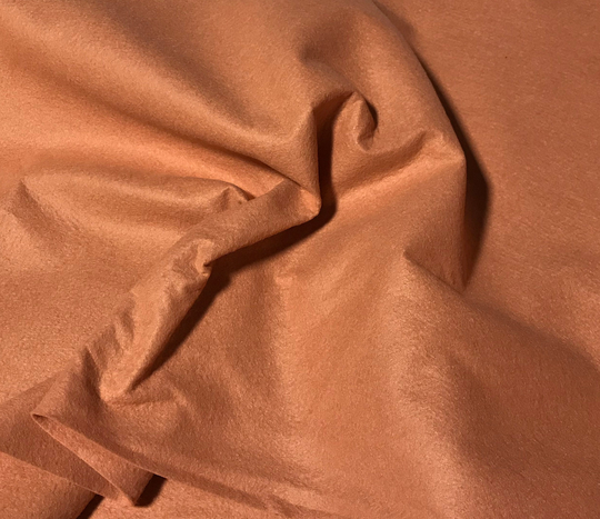 Pink Grapefruit - Wool /Rayon Blend Felt Fabric
