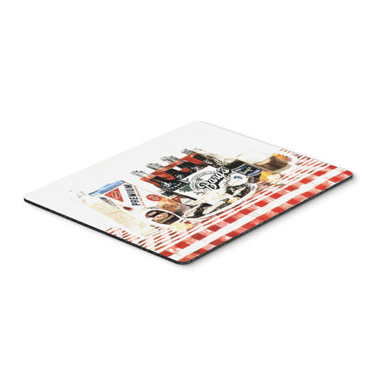 Caroline's Treasures 1004MP Barq's oysters Mouse Pad, Hot Pad or Trivet, Large, multicolor
