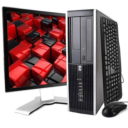 HP 8300 Refurbished Desktop Computer with 20" Monitor, Intel Core i5, 8GB Memory, 2TB HDD, Windows 10 Pro
