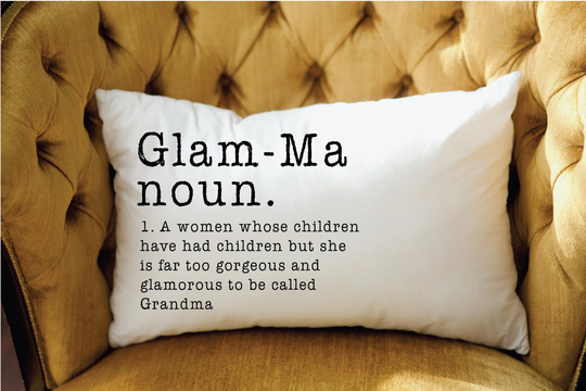 Glam-Ma Definition Pillow, Grandma Pillow Cover, Gift, Gift For Grandma, Nana Mothers Day
