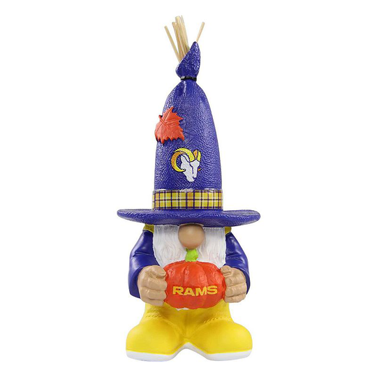 FOCO Los Angeles Rams Harvest Straw Gnome, LAR Team
