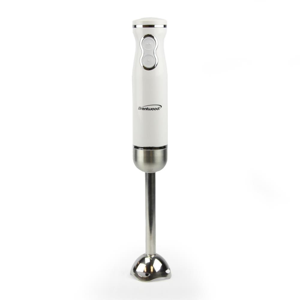brentwood 2-Speed White 300-Watt Immersion Blender Stainless Steel | 84993917M