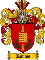 Ramos Family Crest / Coat of Arms JPG or PDF Image Download