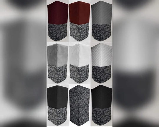 Black & Gray Scroll Damask Blender Cover | Sizing Chart Located in Item Details