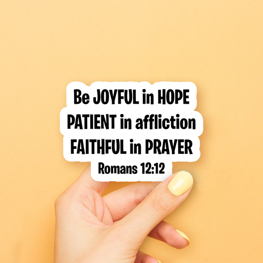 Joyful in Hope Sticker