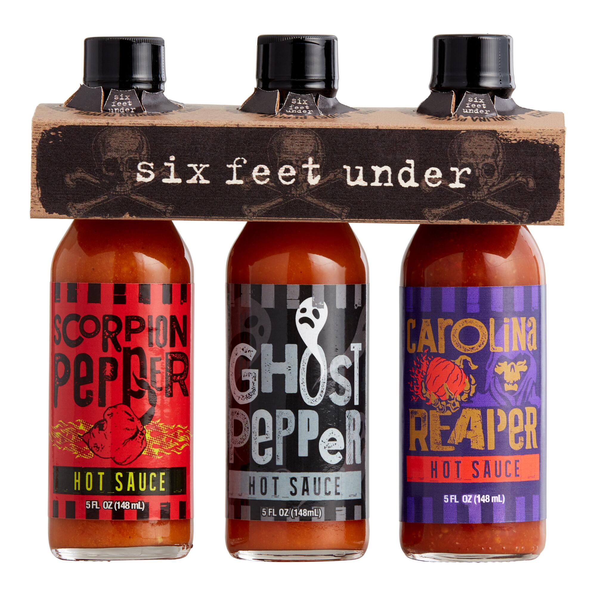 House Autry Six Feet Under Hot Sauce Gift Set 3 Pack by World Market