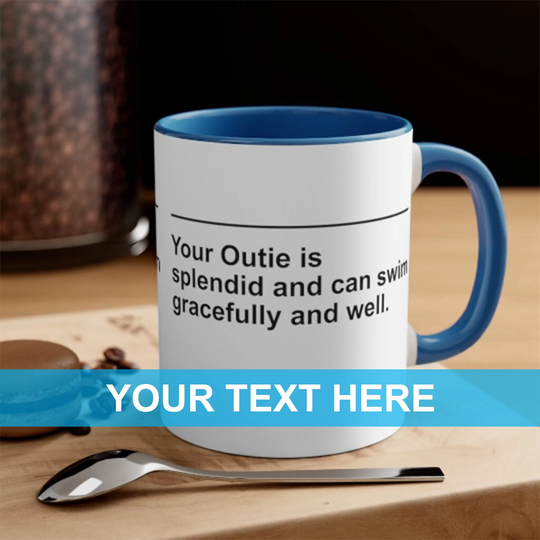 Severance Tv Mug, Your Outie Mug With Color Inside, 11Oz