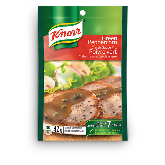 Knorr Green Peppercorn Sauce Mix 42g x 10 packages Canadian