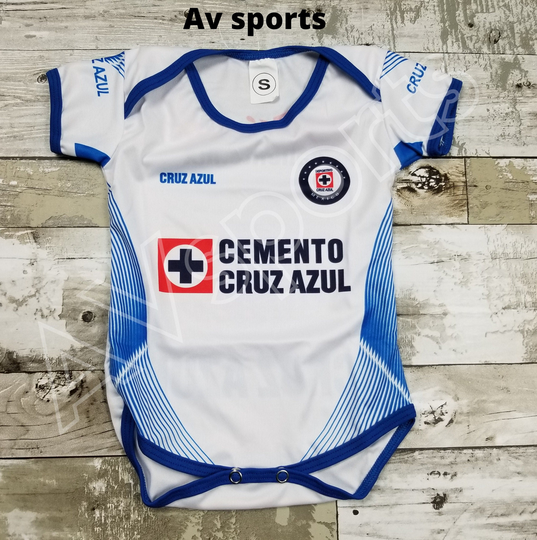Cruz Azul Baby Jersey, Liga Mx, Body De Bebé, Teal Jersey