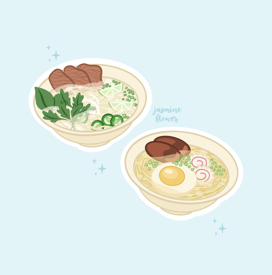 Pho & Ramen Stickers