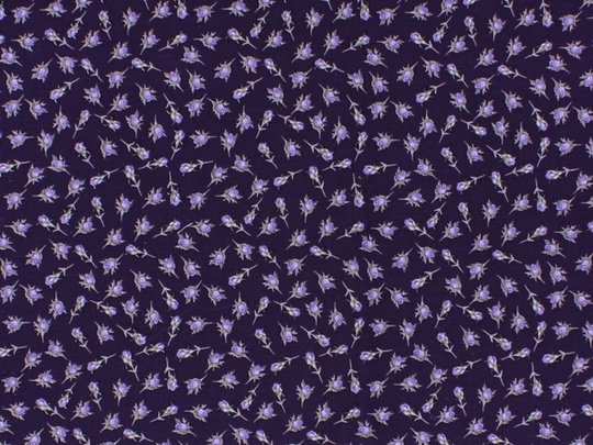 Purple Floral Blender Cotton
