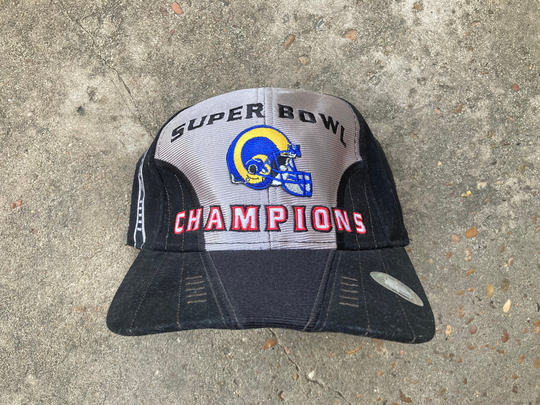 Vintage 2000 Super Bowl Champions St Louis Rams Baseball Hat By Puma