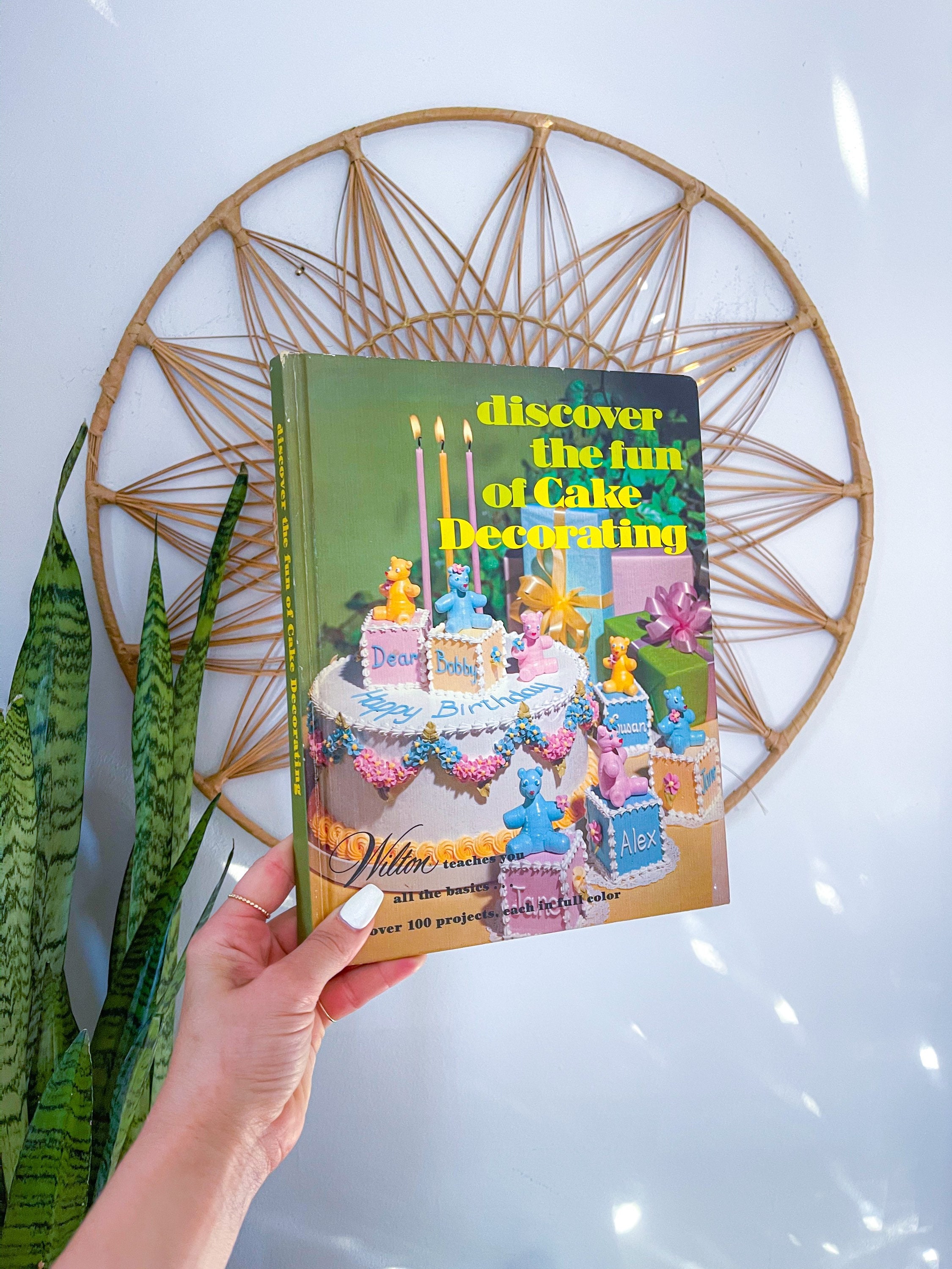 Vintage Cake Cooking Book