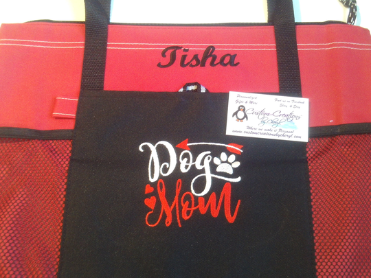 Dog Mom Arrow Personalized Tote Bag Bag ... Great Lover Gift Idea
