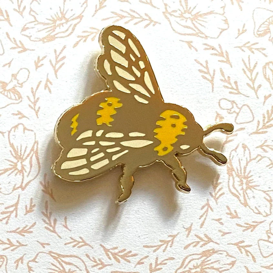 Bumble Bee Hard Enamel Pin 1.25"
