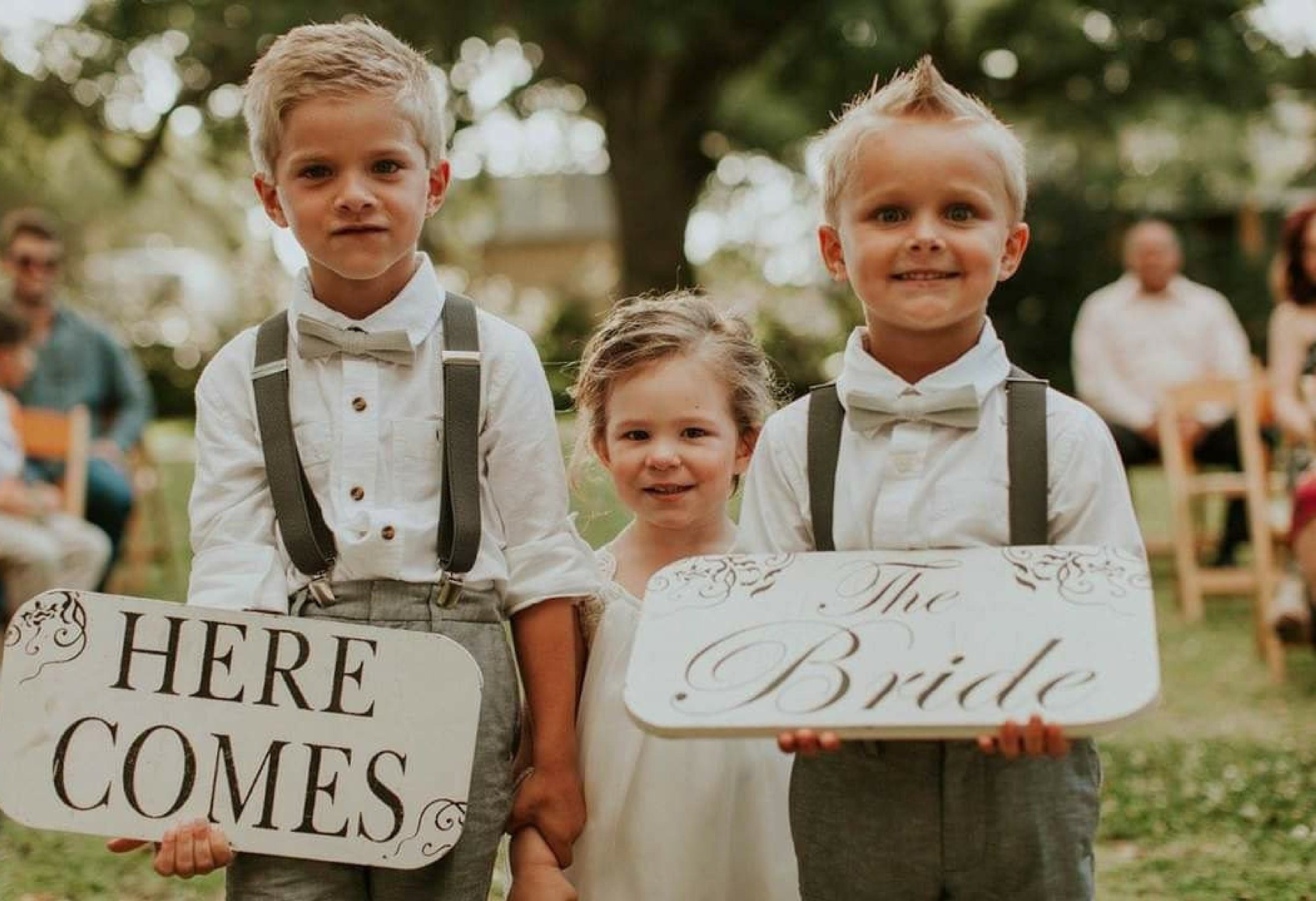 Groomsmen Bow Tie Suspenders Light Gray & Charcoal Wedding Outfit For
