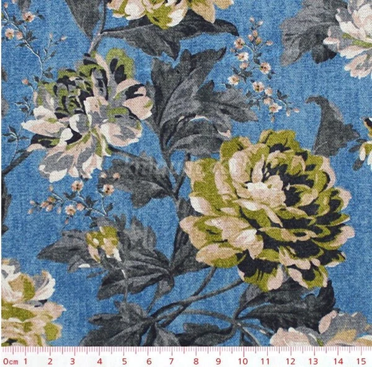 Linen 1/2Y Japanese Cotton Blended Fabric 37053/ Medium Weight High Quality Linen Half Yard 18"x44"